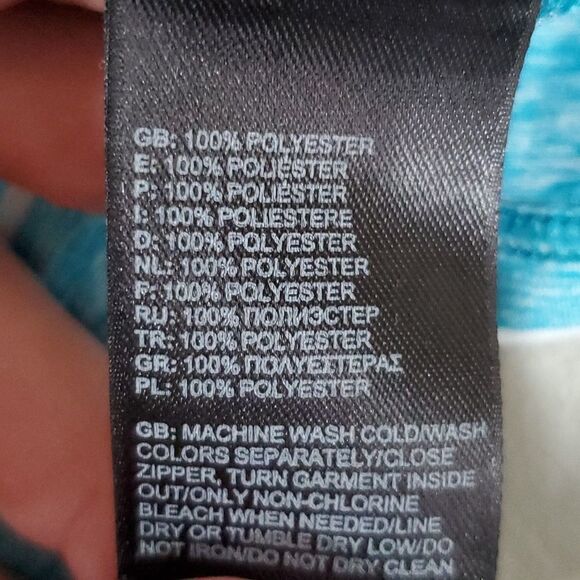 The North Face mountain Athletics blue striped tank top - Picture 7 of 7